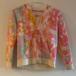 Cat & Jack Multicolored Tie-Dye Hoodie